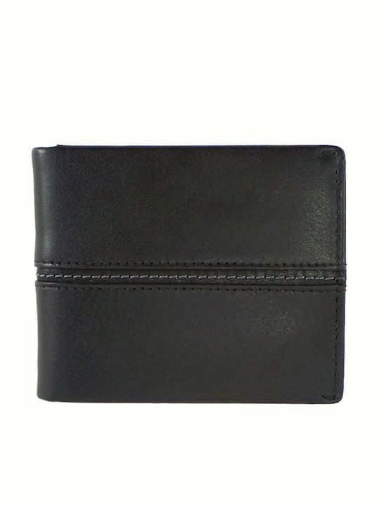 Leather Men's Wallet Classic Black