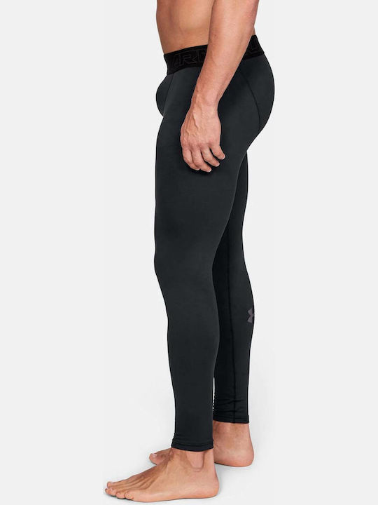 Under Armour ColdGear Ανδρικό Ισοθερμικό Παντελόνι Compression Μαύρο