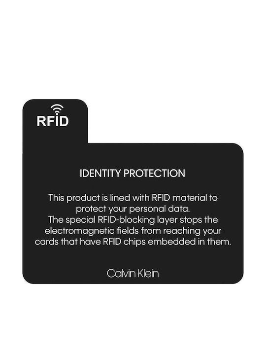 Ανδρικό Πορτοφόλι με RFID Μαύρο
