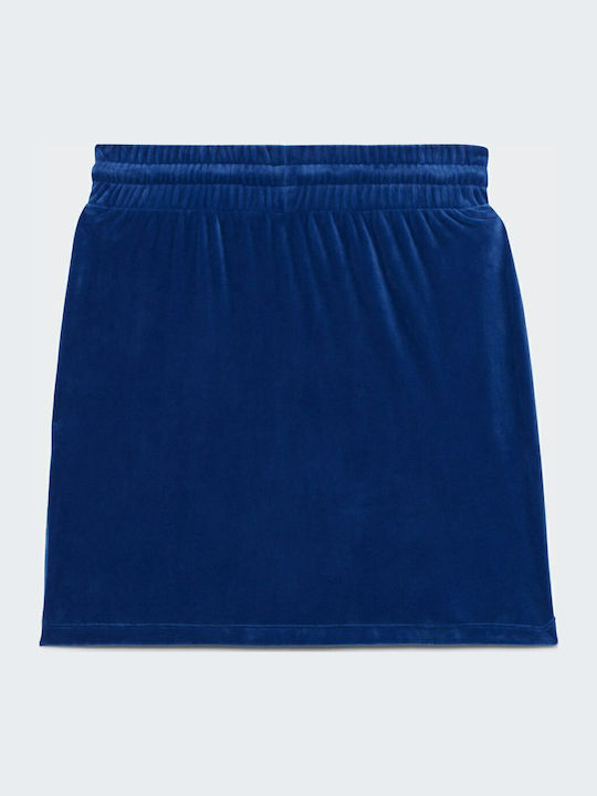 Jeremy Scott Mini Skirt Blue