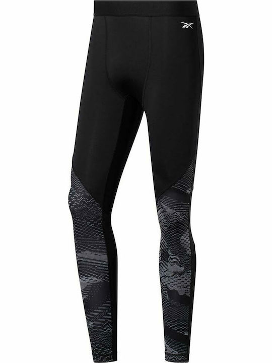 Reebok Speedwick Мъжки термо панталон Черен