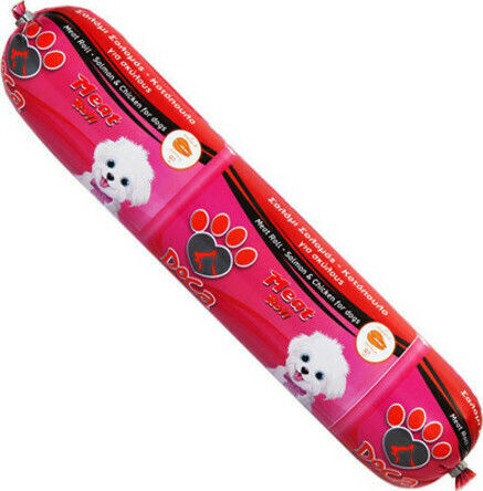 Doca Meat Roll Salami Dog Gluten Free with Chicken and Salmon 800gr 001-001-0004