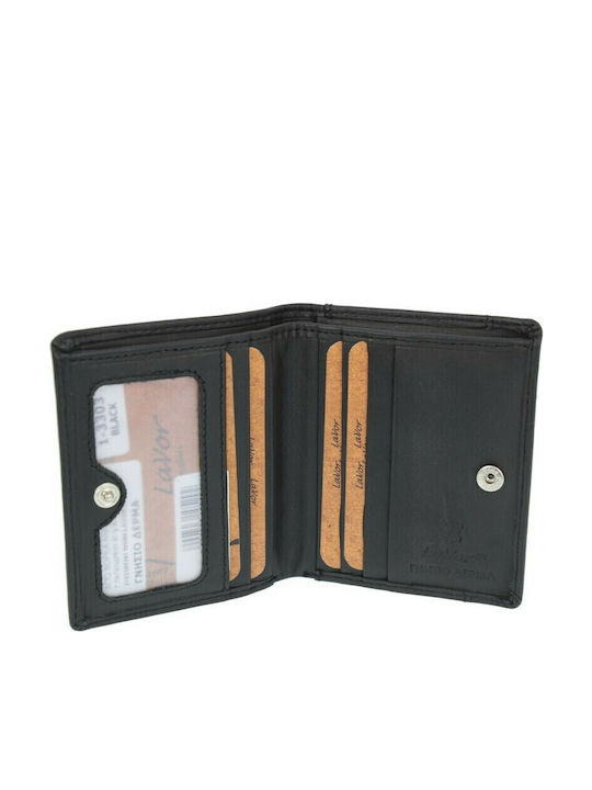 Leather Men's Wallet Classic with RFID Black