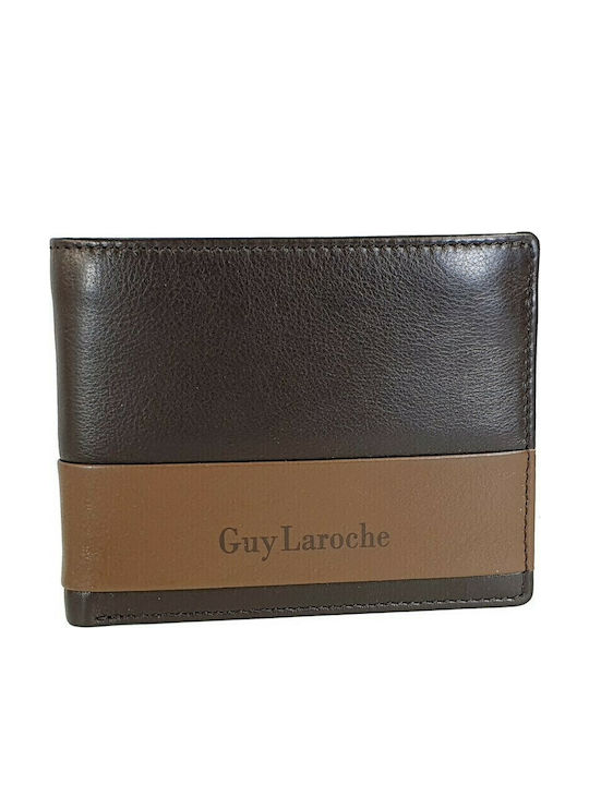 Leather Men's Wallet Classic with RFID Brown