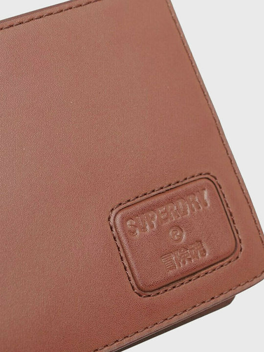 NYC Bifold Leder Herren Geldbörse Klassisch Tabac Braun