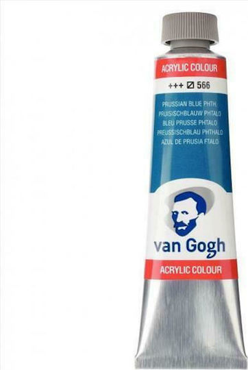 Royal Talens Van Gogh Acrylic Acrylic Paint Set Prussian Blue 566 40ml 1pcs