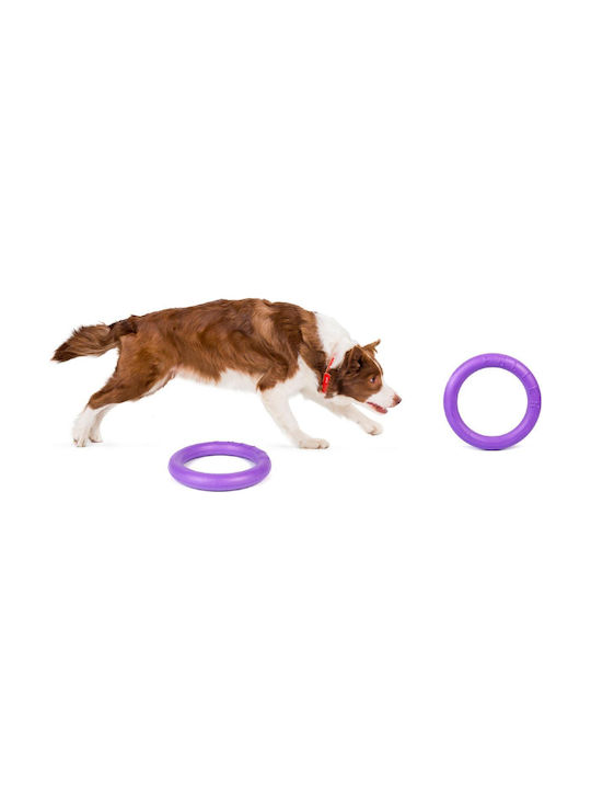 Puller Frisbee Σκύλου 20εκ. Μωβ 2τμχ