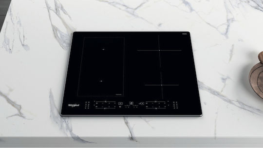 Whirlpool Επαγωγική Εστία με Πλαίσιο Αυτόνομη με Λειτουργία Κλειδώματος 59.8x51.6εκ.