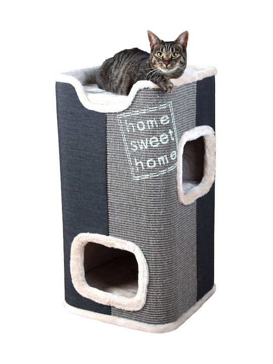 Trixie Jorge Cat Tower Scratching Post Cat Trees Gray 3 levels 40x40x78cm