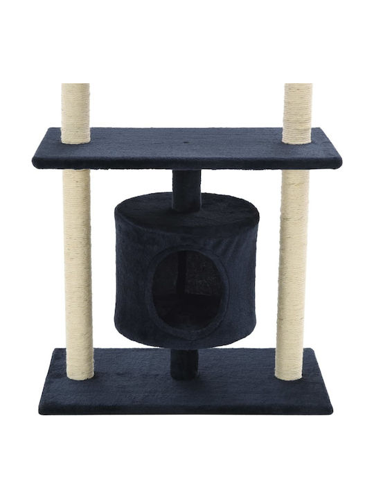 vidaXL Scratching Post Cat Trees Blue 3 levels 70x45x95cm