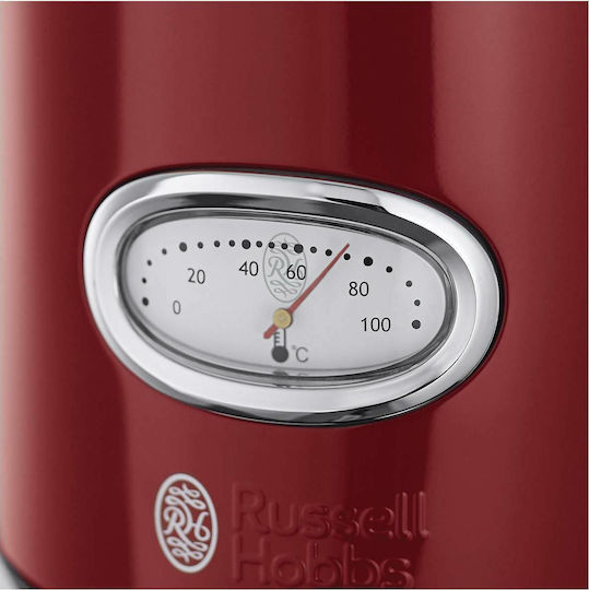 Russell Hobbs Retro Ribbon Red -70 Βραστήρας 1.7lt 2400W Κόκκινος