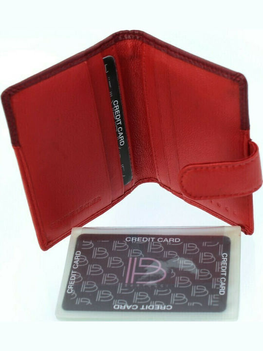 521-110 Leather Men's Wallet Cards Red
