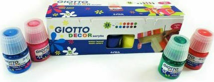 Giotto Decor Acrylic Acrylic Paint Set in Multicolour color Multicolor 25ml 12pcs