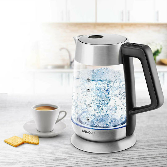 Sencor Βραστήρας 1.8lt 2200W Ασημί