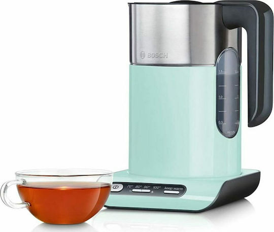 Bosch Βραστήρας 1.5lt 2400W Τιρκουάζ