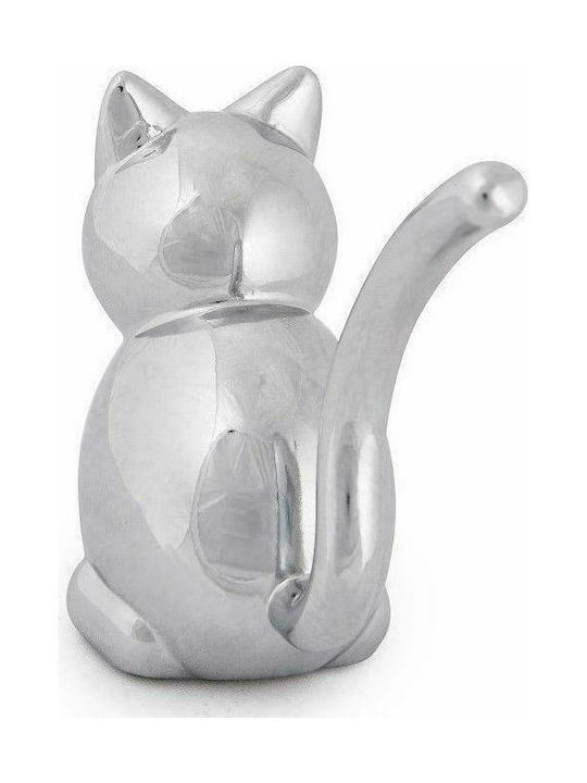 Umbra Zoola Cat Schmuckkästchen Metallisch 6x6x8cm