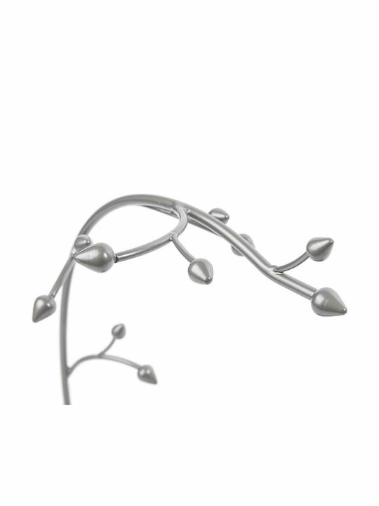 Umbra Orchid Metallic Gray Jewellery Stand 22.9x14x38.1cm