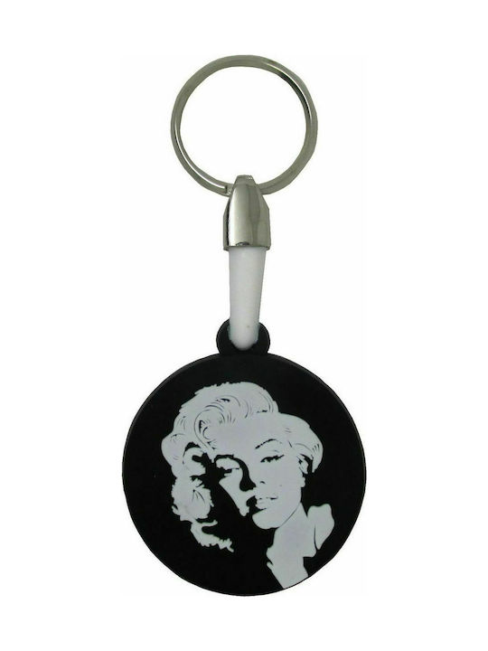 Keychain Marilyn Monroe Negru
