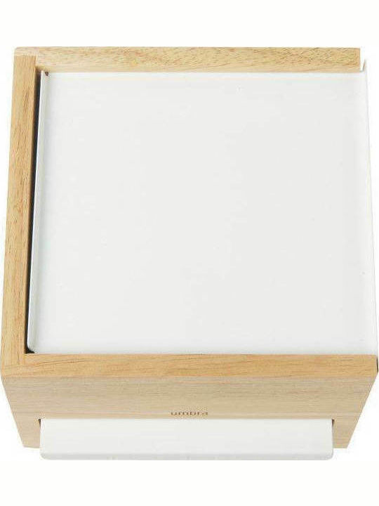 Umbra Mini Stowit Κουτί Κοσμημάτων Ξύλινο με Συρτάρι Λευκό 15x17x11cm