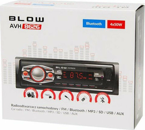 Blow Автомобилен Радио 1 DIN Bluetooth USB AUX