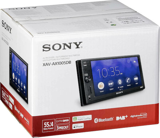 Sony Car-Audiosystem 2DIN (Bluetooth/USB) mit Touchscreen 6.2"