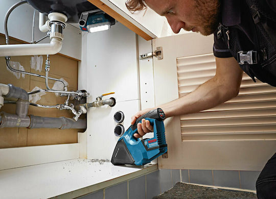 Bosch GAS 10,8 V-LI Professional Επαναφορτιζόμενο Σκουπάκι Χειρός 12V Χωρίς Φορτιστή και Μπαταρία Μπλε