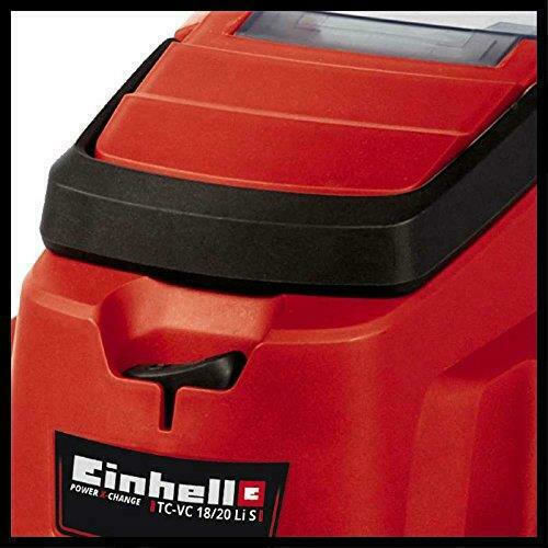 Einhell Tcvc 18/20 Lisolo Rechargeable Vacuum Wet / Dry Without Charger and Battery with Stainless Bin 20lt