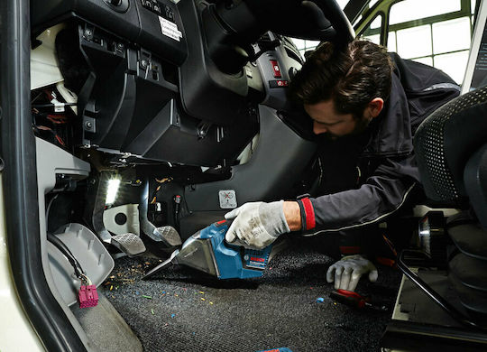 Bosch GAS 10,8 V-LI Professional Επαναφορτιζόμενο Σκουπάκι Χειρός 12V Χωρίς Φορτιστή και Μπαταρία Μπλε
