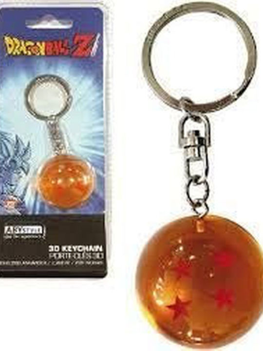 Abysse Μπρελόκ Dragon Ball DBZ 3D Πλαστικό Πορτοκαλί