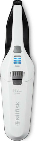 Nilfisk Easy 36V Max Επαναφορτιζόμενη Σκούπα 2 σε 1 Stick & Χειρός 36V Λευκή