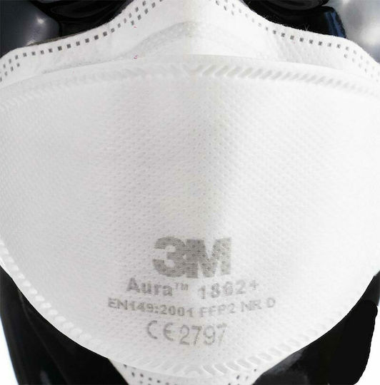 3M Aura 1862+ NR D Disposable Protective Mask FFP2 White 1pcs