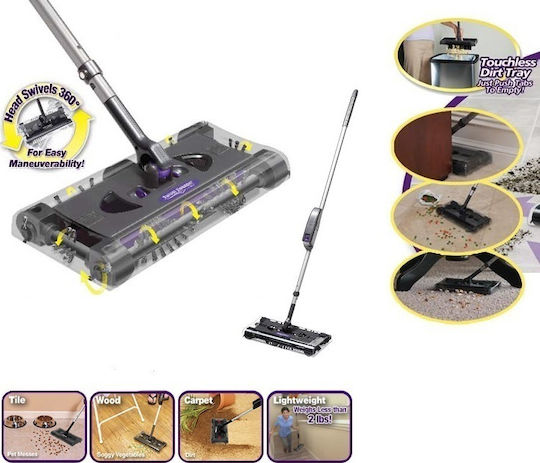 Swivel Sweeper Super Max Wiederaufladbar Stielstaubsauger 7.2V Lila
