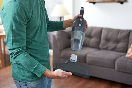Black & Decker NSVA315J-QW Wiederaufladbar 2-in-1 Staubsauger Stick & Handgerät 10.8V Schwarz