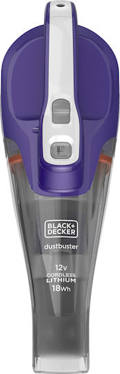Black & Decker Aspirator de mână reîncărcabil 12V Violet