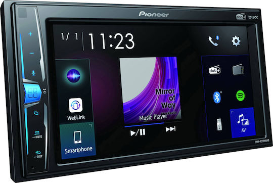 Pioneer Sistem Audio Auto 2 DIN (Bluetooth/USB/AUX/GPS) cu Ecran Tactil 6.2"
