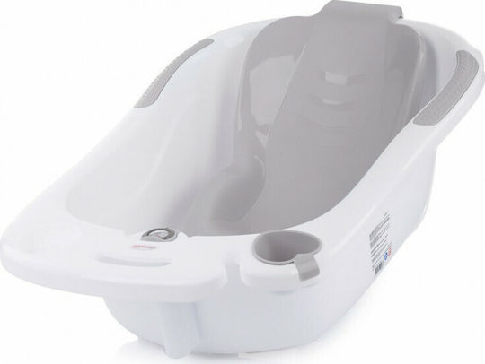 Chipolino Baby Bath with Stand Vela with Thermometer Grey