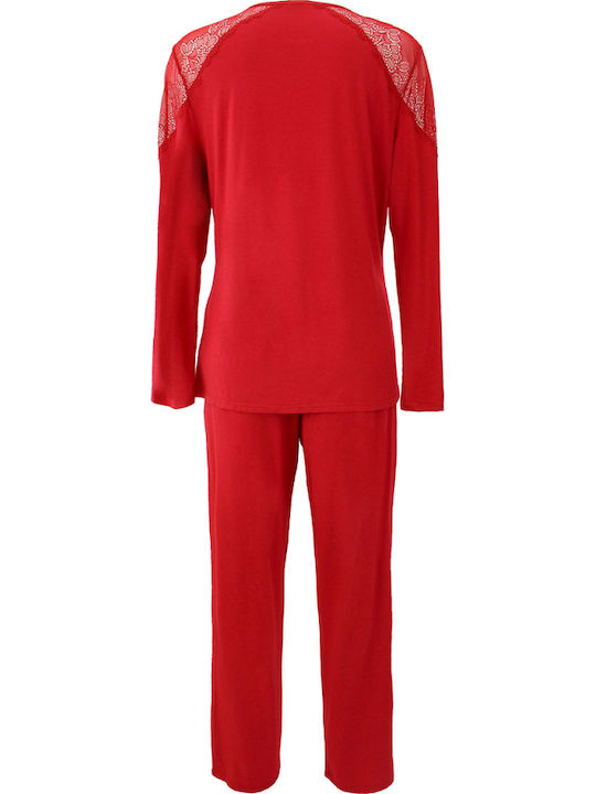 Bonatti Winter Women's Pyjama Set Red Silvia