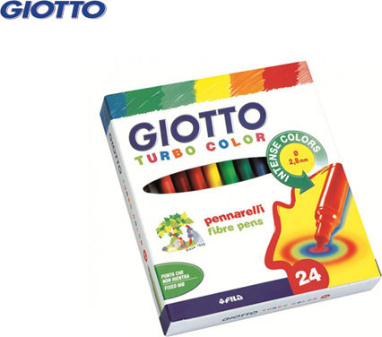 Giotto Turbo Color Маркери за рисуване 2.8мм Комплект 24бр