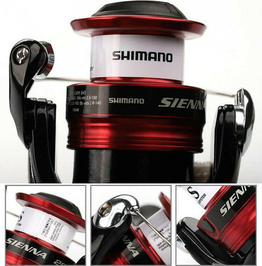 Shimano Sienna FG Fishing Reel for Spinning 1000