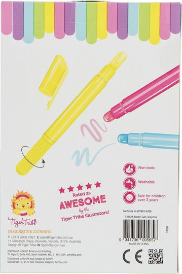 Tiger Tribe Neon Zeichenmarker Set 5Stück