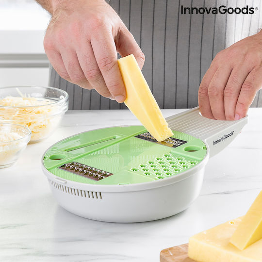 InnovaGoods Gradder Τρίφτης για Φρούτα & Λαχανικά με Δοχείο 8.5x8.5cm
