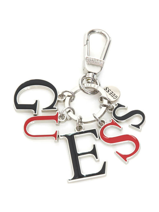 Guess Ключодържател Портфейл от Метал Черен