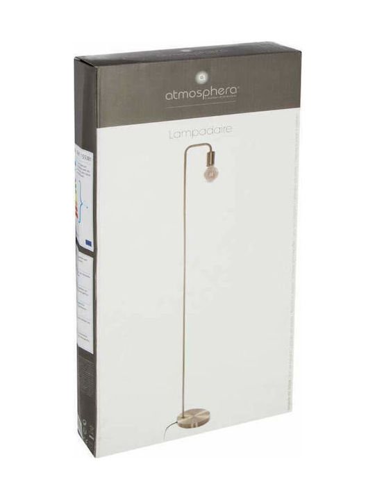 Atmosphera Keli Vintage Φωτιστικό Δαπέδου Υ150xΜ20εκ. με Ντουί για Λαμπτήρα E27 Χρυσό
