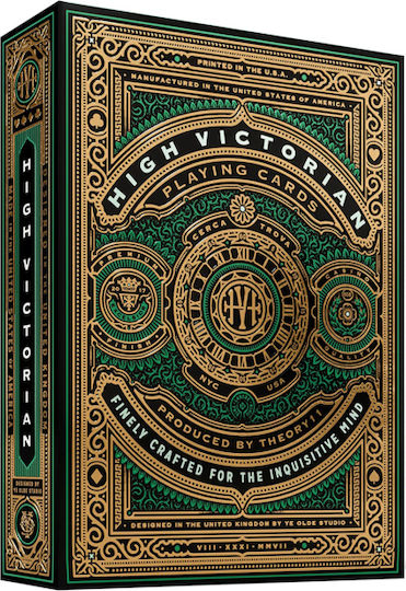Theory11 High Victorian Spielkarten für Poker Grün