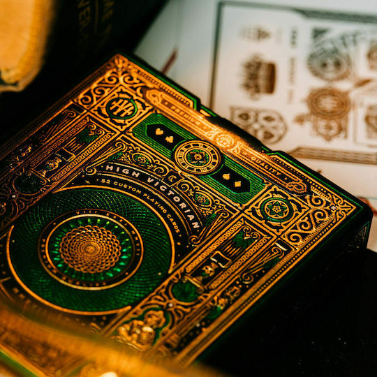 Theory11 High Victorian Spielkarten für Poker Grün
