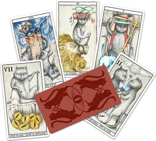 Fournier Tarot Cards Ana Juan Cats
