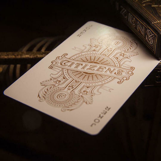 Theory11 Citizens Collectible Playing Cards Laminated Gold