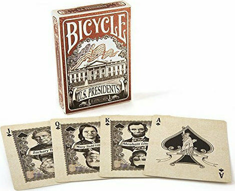Bicycle U.S Presidents Spielkarten Rot