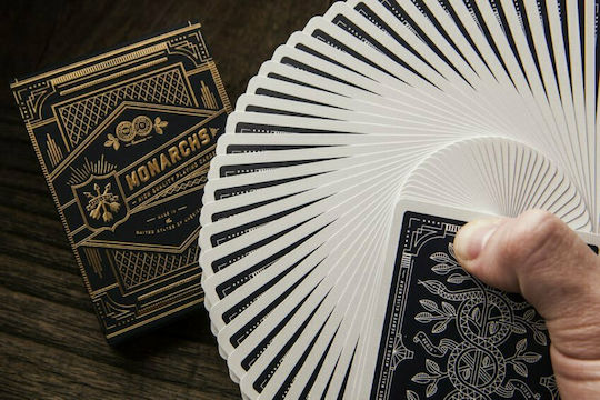 Theory11 Monarchs Συλλεκτική Τράπουλα Χάρτινη για Poker Μπλε