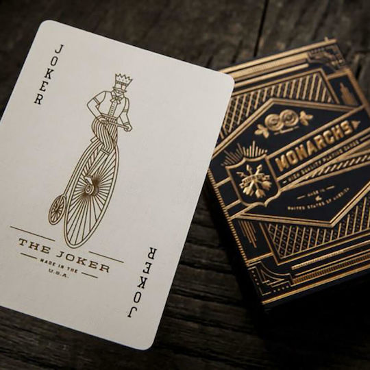 Theory11 Monarchs Συλλεκτική Τράπουλα Χάρτινη για Poker Μπλε